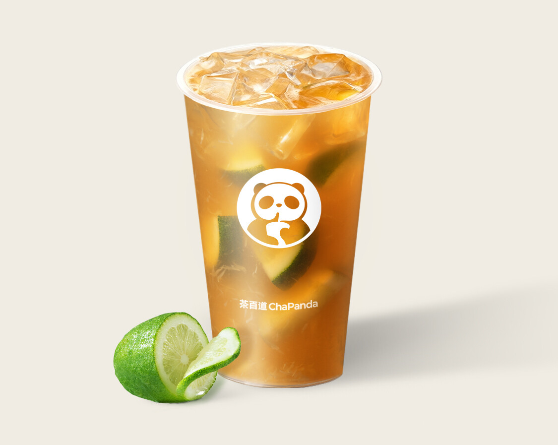大红袍手打柠檬茶