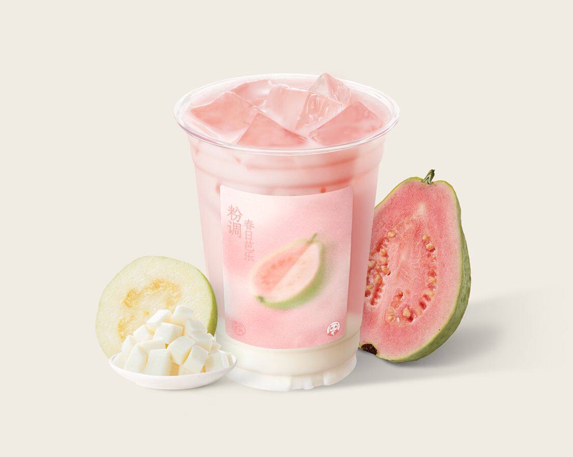 茉莉芭乐奶冻