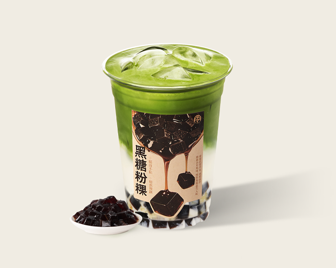 生酪抹茶粉粿奶茶.