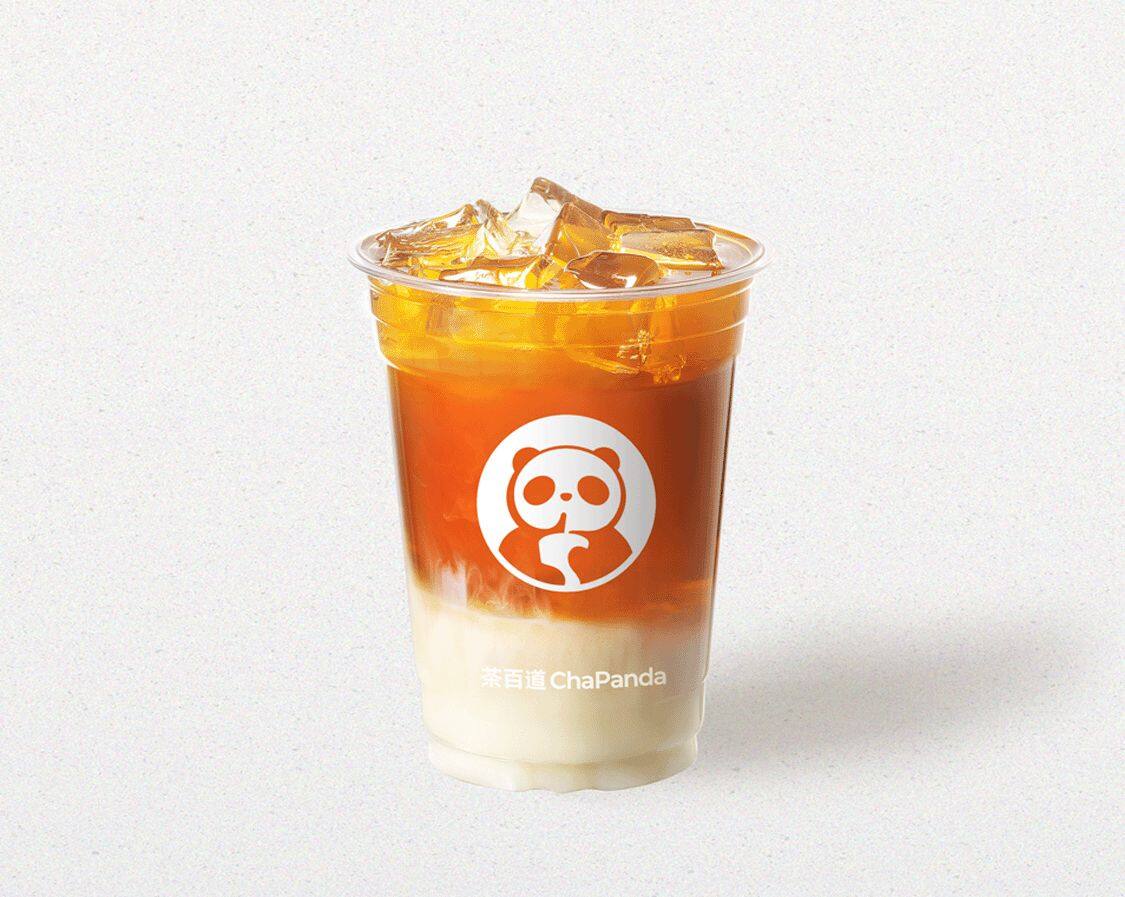 双球冰淇淋红茶